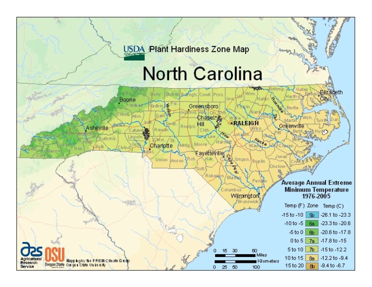 North Carolina Usda Plant Hardiness Zone Map Ray Garden Day 5127