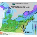 Northeastern USDA Plant Hardiness Zone Map